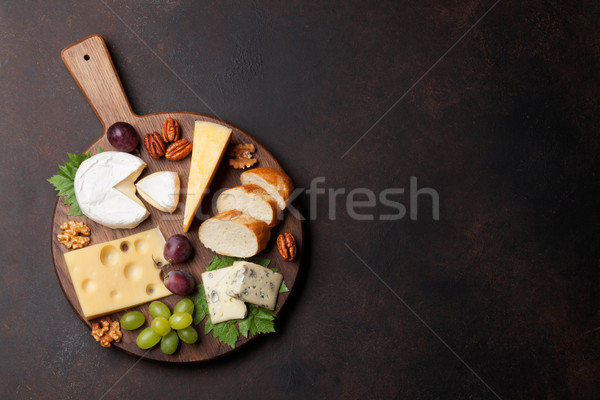 Cheese board Stock photo © karandaev