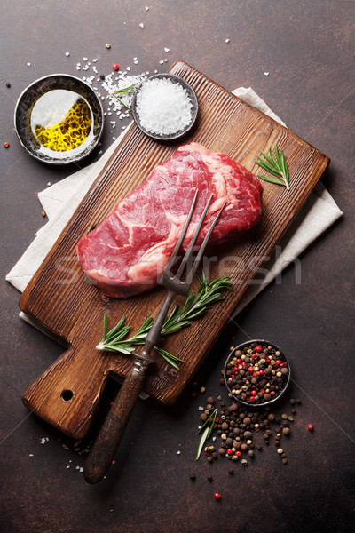Foto stock: Crudo · cocina · ingredientes · superior · vista