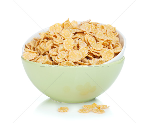 Fresh corn flakes Stock photo © karandaev