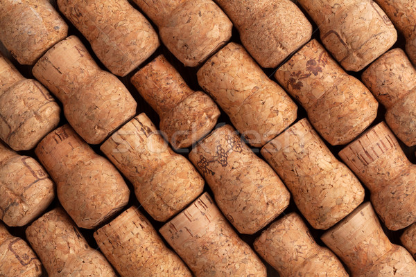 Champagne wine corks texture Stock photo © karandaev