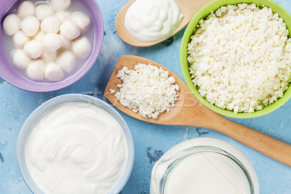 sour cream, milk, cheese, yogurt and curd.