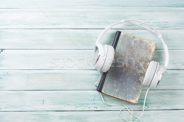 Audio book concept Stock photo © karandaev
