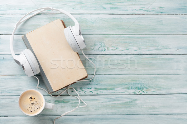 Audio book concept Stock photo © karandaev