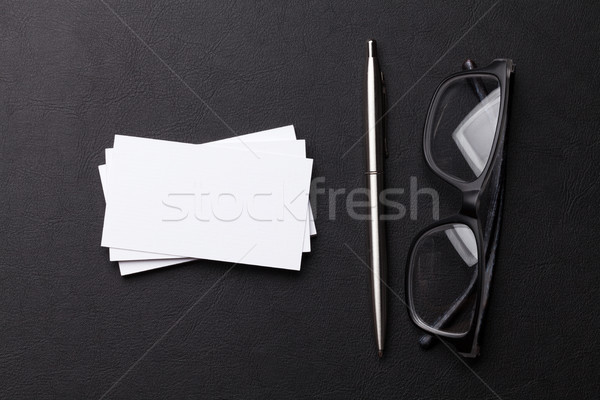 Blank business cards Stock photo © karandaev