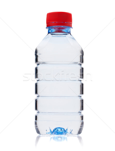 Soda su küçük şişe yalıtılmış beyaz Stok fotoğraf © karandaev