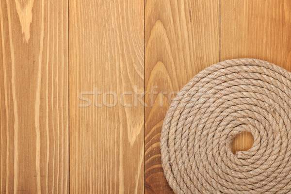 Stockfoto: Rollen · schip · touw · houten · textuur · zee