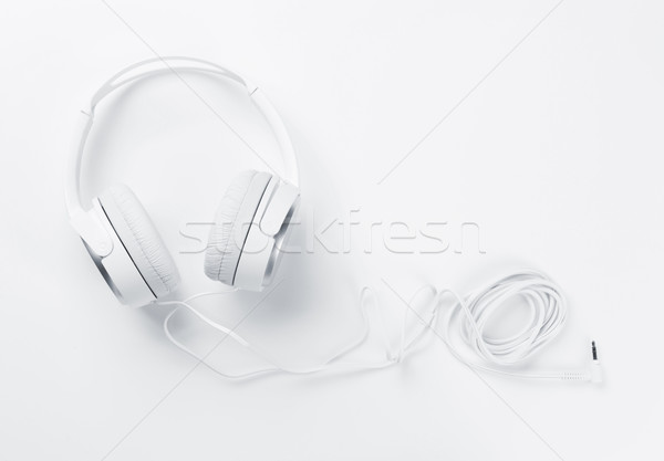 Foto stock: Fones · de · ouvido · música · soar · ver · cópia · espaço · espaço