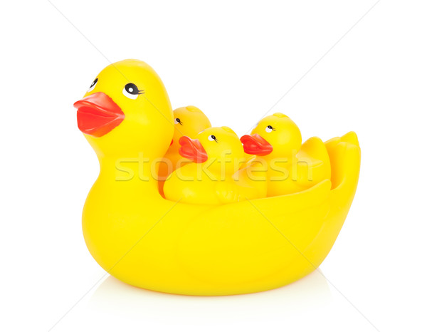 Rubber duck family Stock photo © karandaev