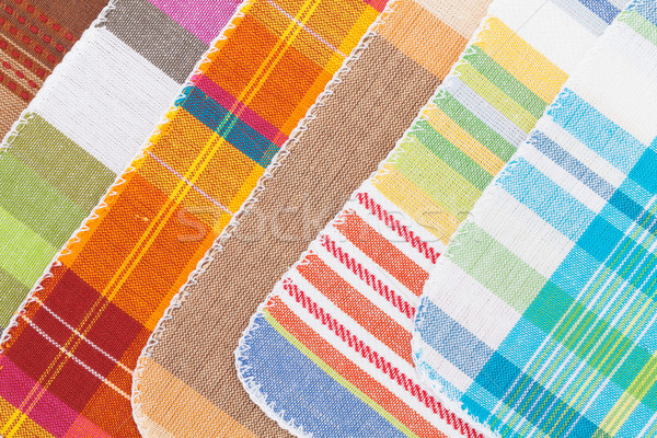 Colorful kitchen towels Stock photo © karandaev