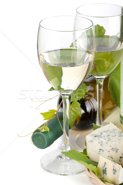 White wine and cheese Stock photo © karandaev