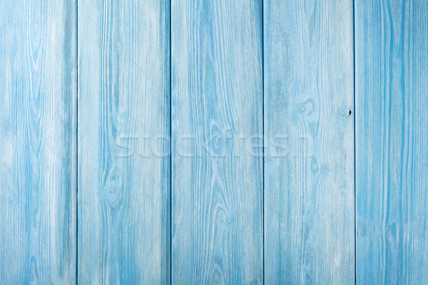 [[stock_photo]]: Pays · bleu · table · en · bois · texture · bois · fond
