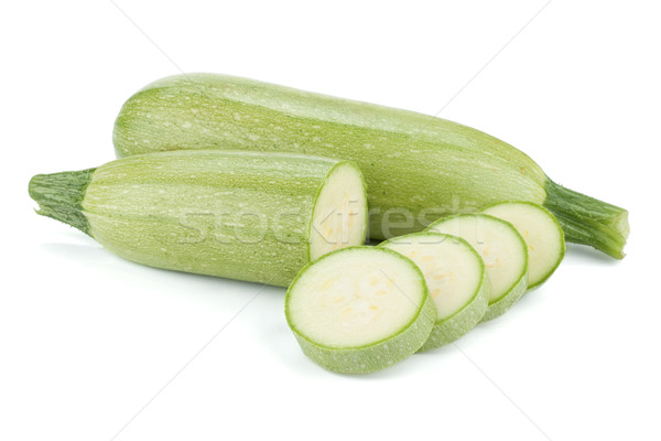 Fresh sliced marrow vegetable Stock photo © karandaev