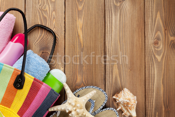 Travel and vacation items Stock photo © karandaev