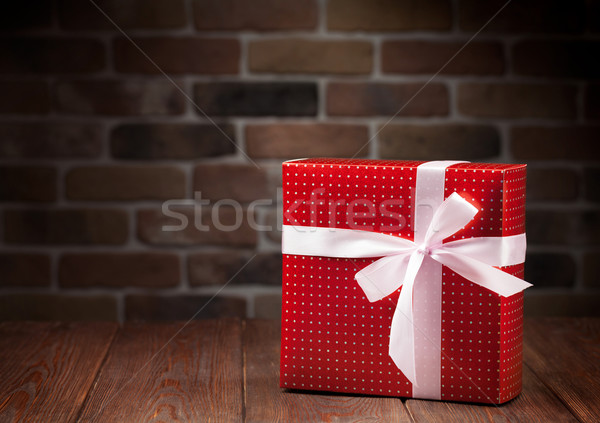 Christmas gift box Stock photo © karandaev