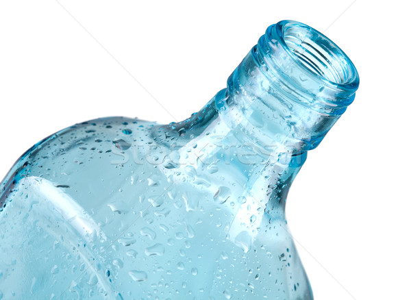 Blue bottle closeup Stock photo © karandaev