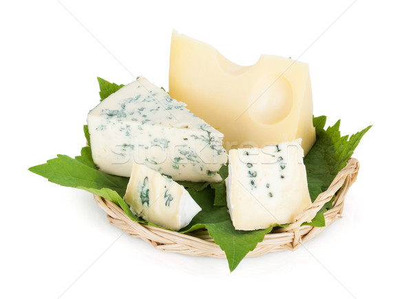 Various types of cheeses Stock photo © karandaev