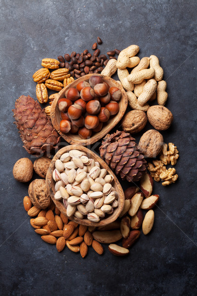 Various nuts Stock photo © karandaev