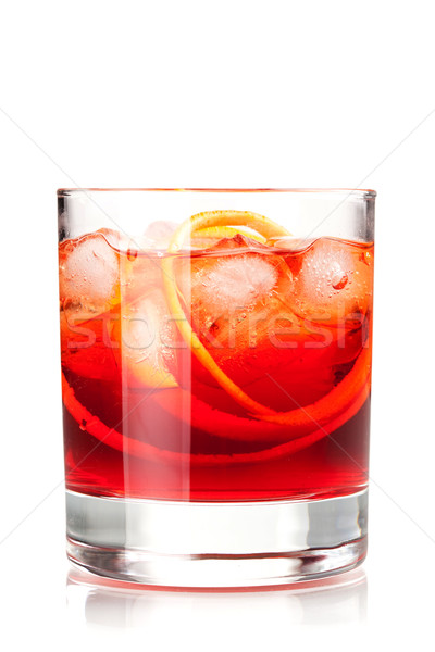 Alcohol cocktail collection - Negroni Stock photo © karandaev
