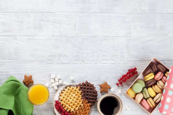 Stockfoto: Koffie · sap · bessen · top · exemplaar · ruimte