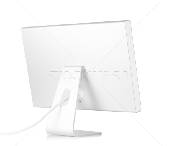 Monitor de computador isolado branco negócio internet Foto stock © karandaev