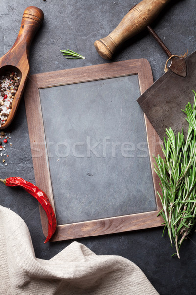 Herbs and spices Stock photo © karandaev