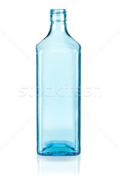 Blue empty bottle Stock photo © karandaev