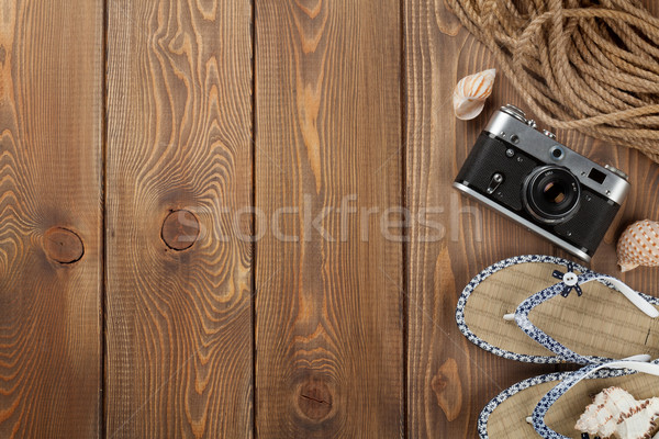 Travel and vacation items Stock photo © karandaev