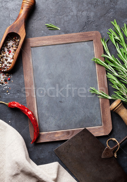 Herbs and spices Stock photo © karandaev