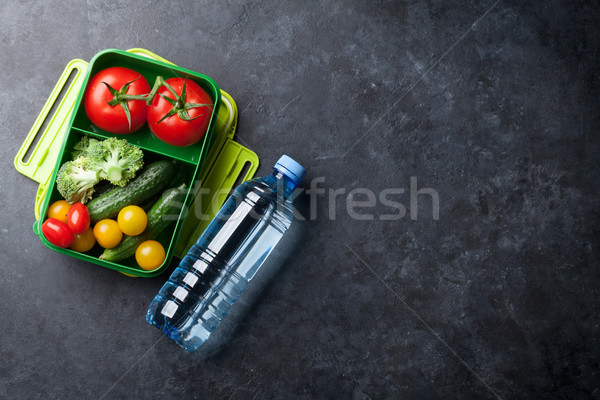 Lunch box with vegetables Stock photo © karandaev