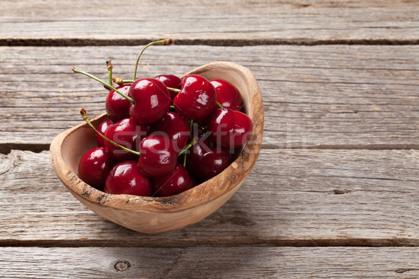 Fresh garden cherry Stock photo © karandaev