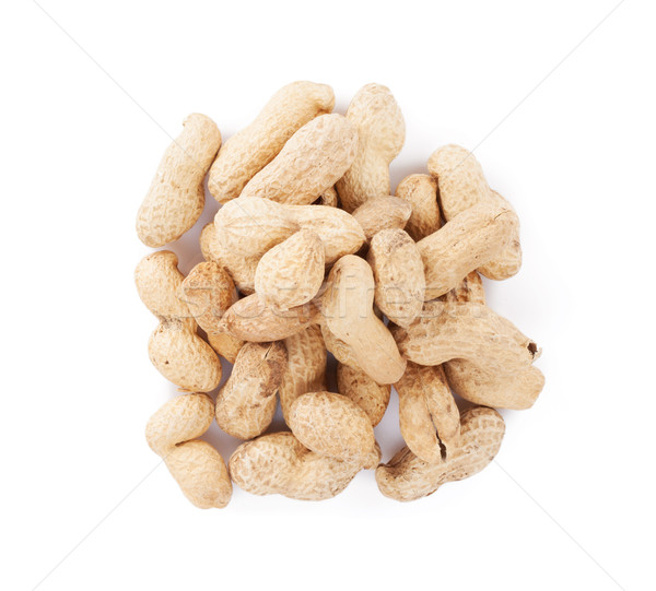 Сток-фото: арахис · орехи · изолированный · белый · продовольствие · семени
