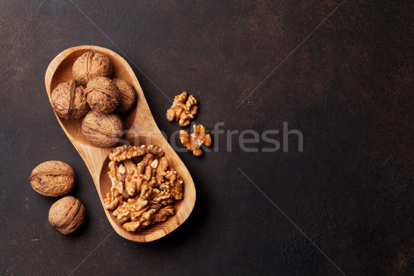 Walnut nuts Stock photo © karandaev