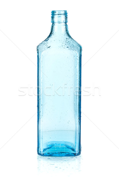 Blue empty bottle Stock photo © karandaev
