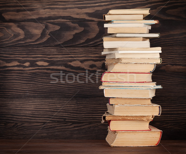 Stack of old books Stock photo © karandaev
