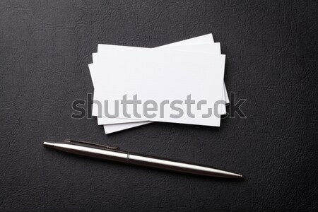Blank business cards Stock photo © karandaev