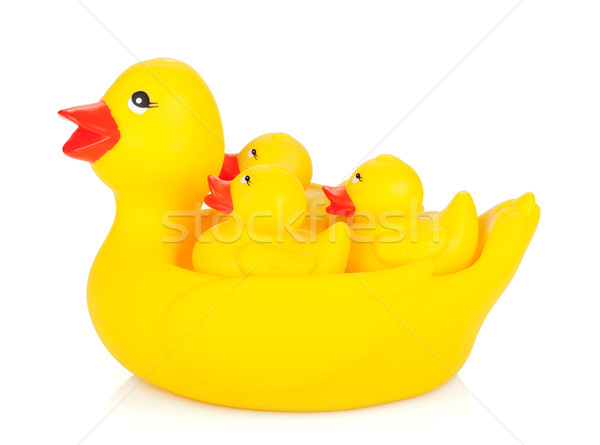 Rubber duck family Stock photo © karandaev