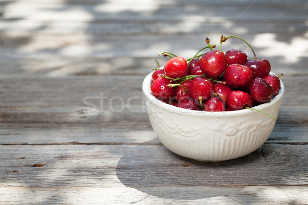 Fresh summer berries. Cherry Stock photo © karandaev