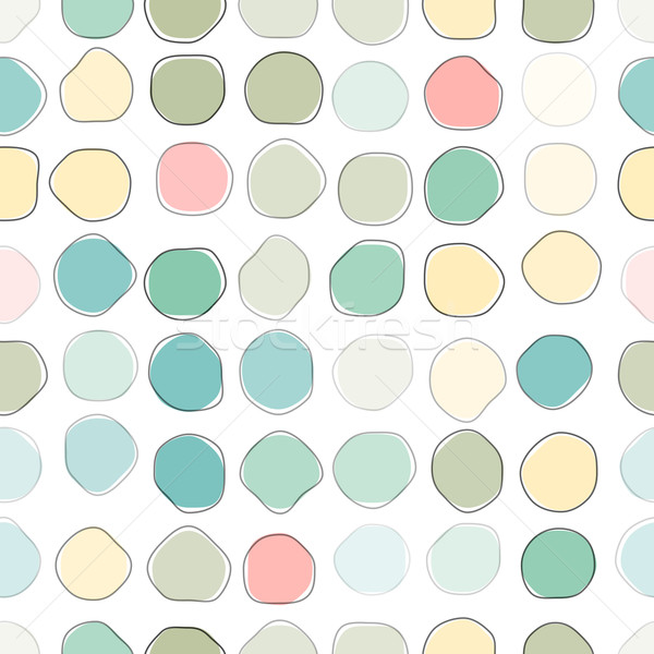Seamless circles pattern Stock photo © karandaev