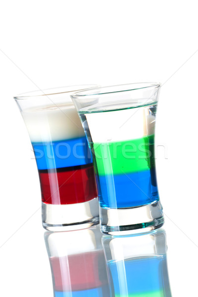 Shot cocktail collection: Anabolic and Russian Flag Stock photo © karandaev