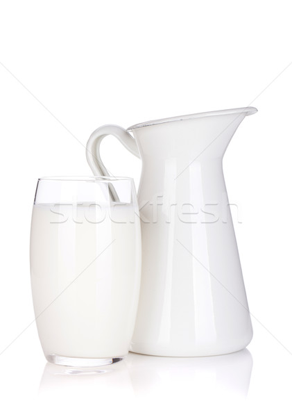 Vetro isolato bianco mangiare stile di vita Foto d'archivio © karandaev