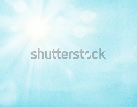 Abstract grunge sky with sun background Stock photo © karandaev