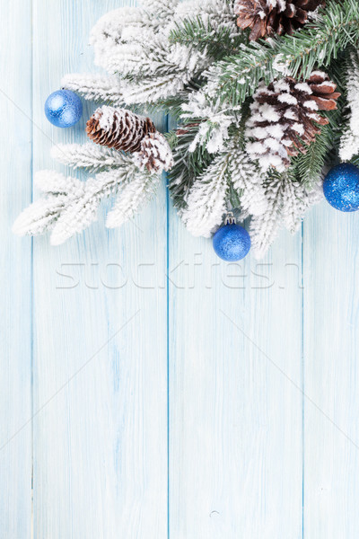 Noël bois neige résumé Photo stock © karandaev