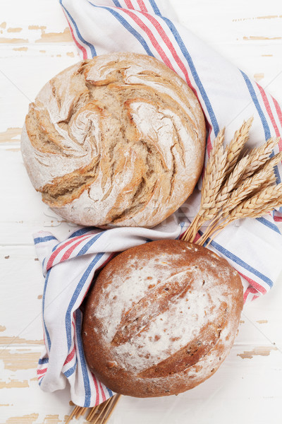 Various crusty bread Stock photo © karandaev