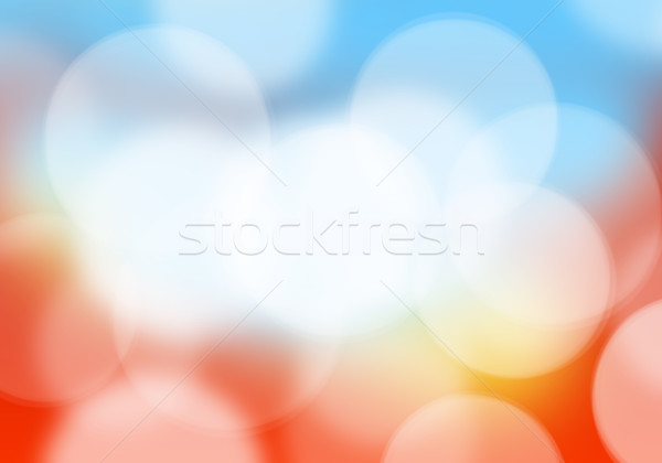 Résumé floue bokeh coloré ciel lumière [[stock_photo]] © karandaev