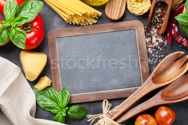 Italian food cooking Stock photo © karandaev