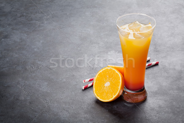 Tequila sunrise cocktail Stock photo © karandaev