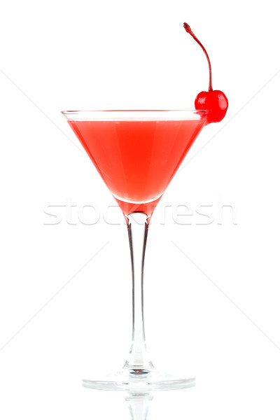 Alcohol cocktail with orange juice and grenadine Stock photo © karandaev