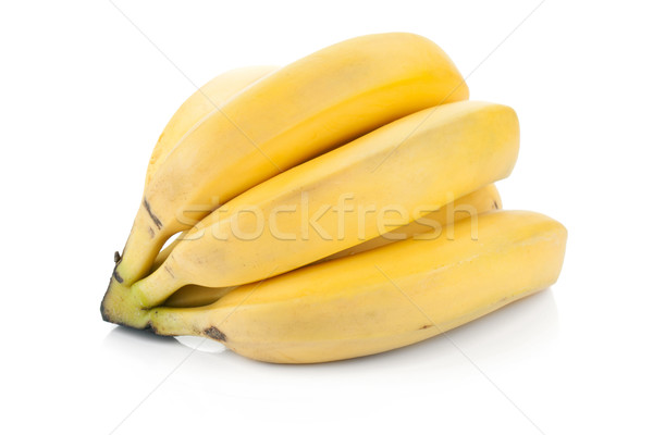 Banán gyümölcsök izolált fehér étel szín Stock fotó © karandaev