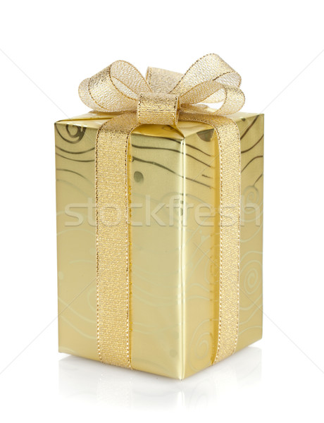 Gift box with ribbon and bow Stock photo © karandaev