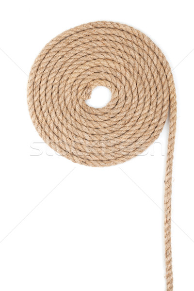Roll of ship rope Stock photo © karandaev